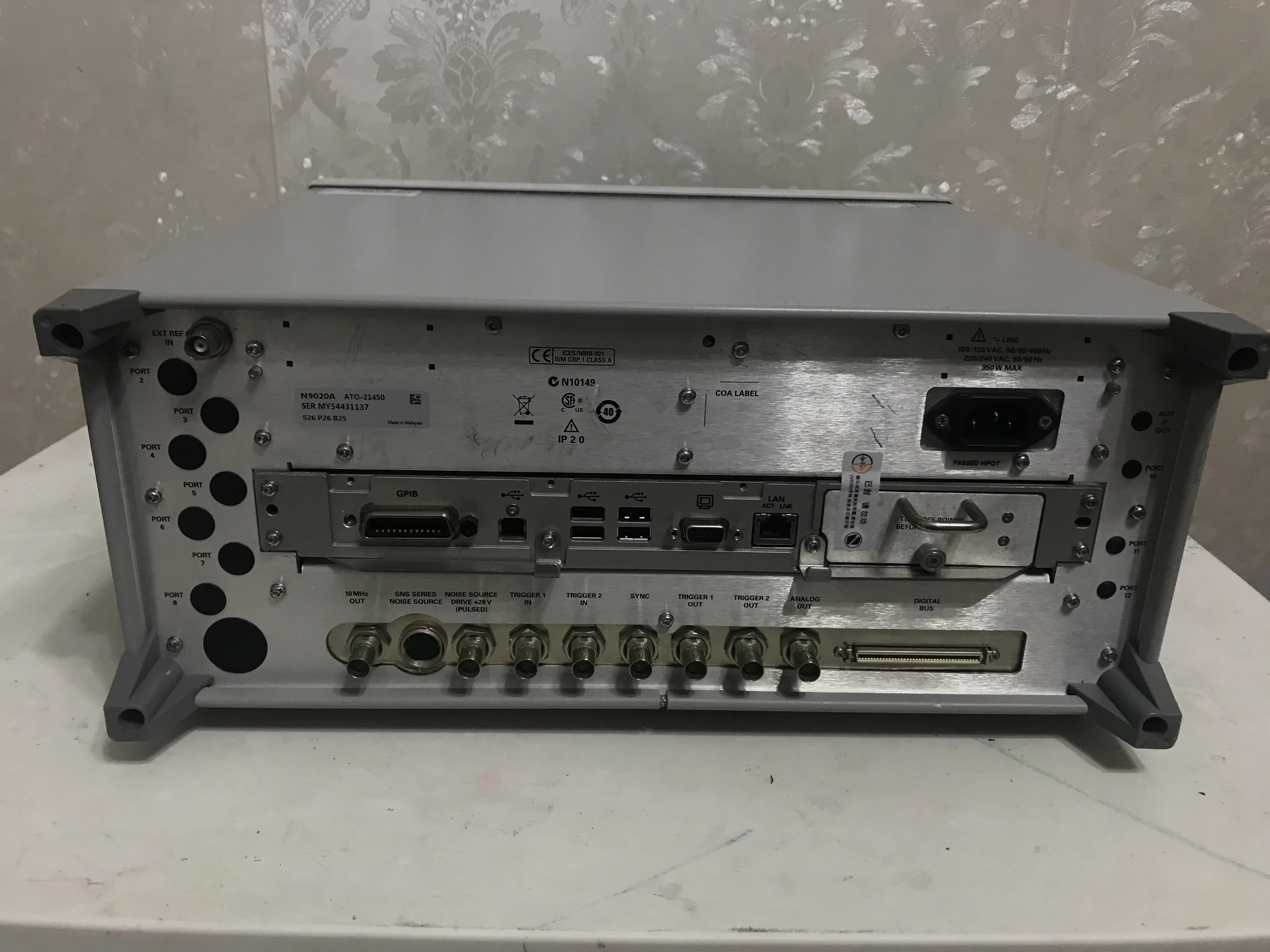 HP/AGILENT/ Keysight N9020A MXA Spectrum Analyzers 26.5GHZ XP system Used and perfect function