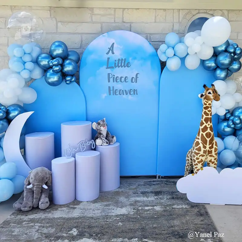 Baby Shower Birthday Wedding Party Aluminum Alloy Arch Backdrop Stand