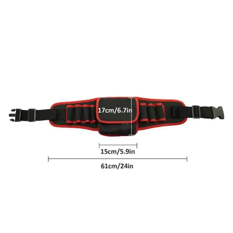Heavy duty Clean Waist Tool Bag with Adjustable Belt Custom Heavy Duty Padded Carpenter Tool Belts Maintenance Waist Apron Tool