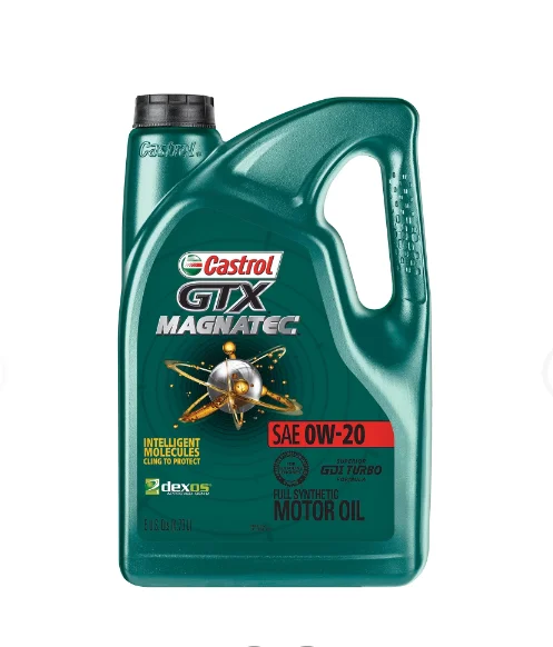 Castrol GTX MAGNATEC 0W-20 Full Synthetic Motor Oil 5 Quarts 1594C7