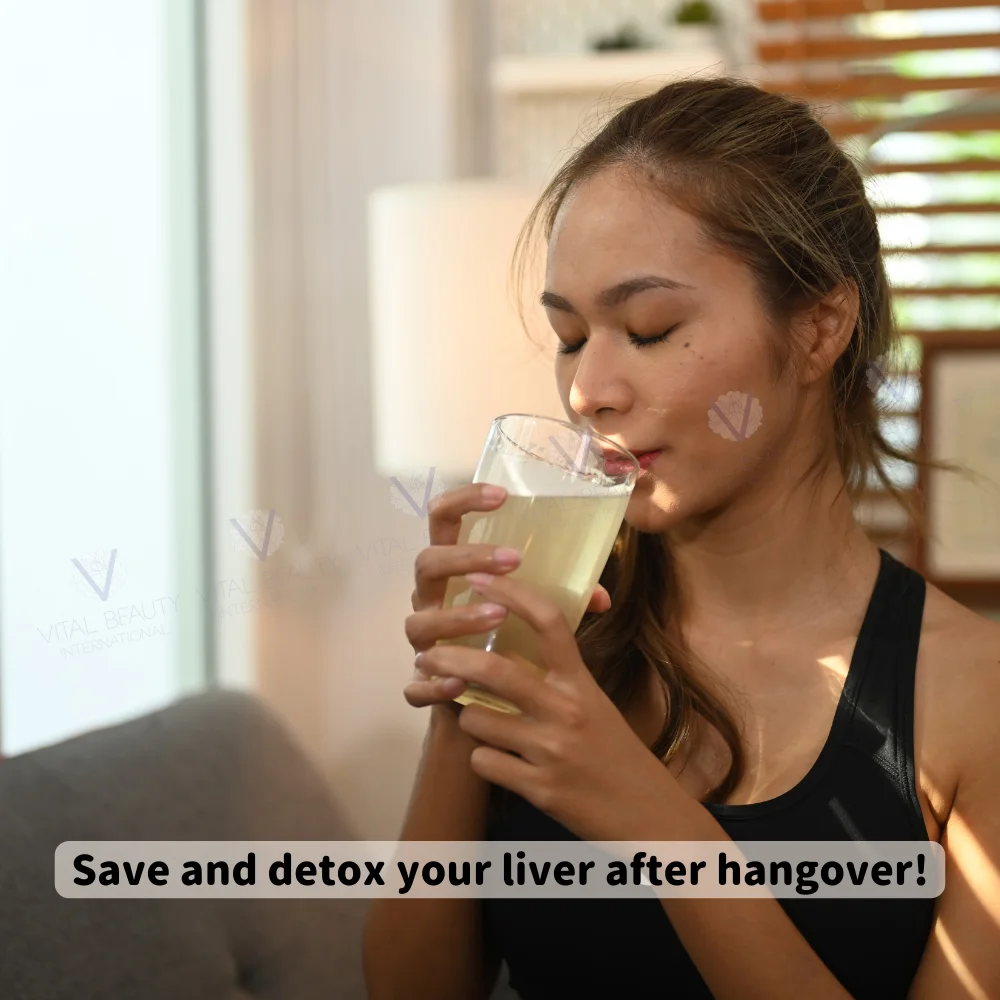 Custom Formulation Hangover Liver Detox Powder Supplement After Alcohol Consumption Liver Detoxification Supplement Unisex
