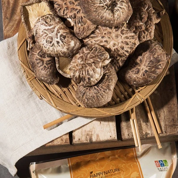 CYSO Dried Organic shiitake Oak Whole Mushroom 200g For Korean Chinese Japanese Broth And Ingredients Of Food