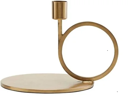 Home Decor Metal Wire Geometric Copper Candle Holder,mini geometric votive tealight metal brass candle holder