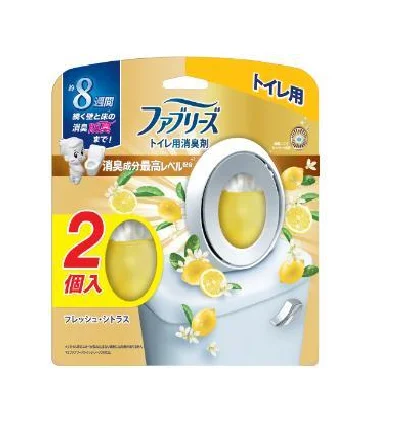 Made in Japan good quality P&G Febreze Toilet Deodorizer Fresh Citrus Scent 6.3 mL 2 Pieces 12 Packs Wholesale Last for 8 weeks