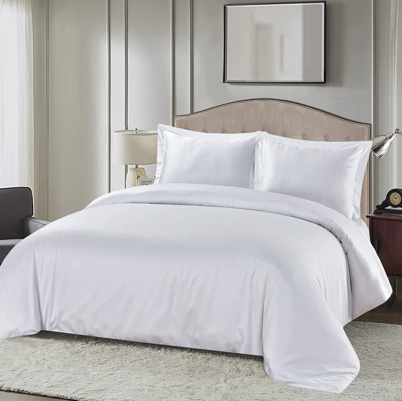 300 Thread Count Organic Cotton Deep Pocket Bed Sheet Set Fits up to 19 inch Mattress Queen Dark Blue OEM ODM style customized