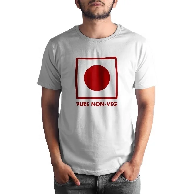 On Demand Custom Screen Heat Press Digital Printed Short Sleeve Crew Neck Promotional Mixed Dacron Cotton Plain Mens T-shirts