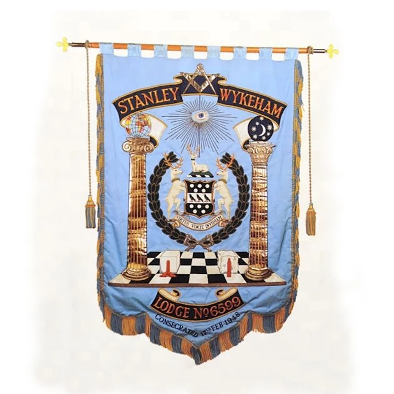 Top Selling Masonic Regalia Banners for Sale OEM Service Scottish Product best Quality DS Banners of Masonic Regalia