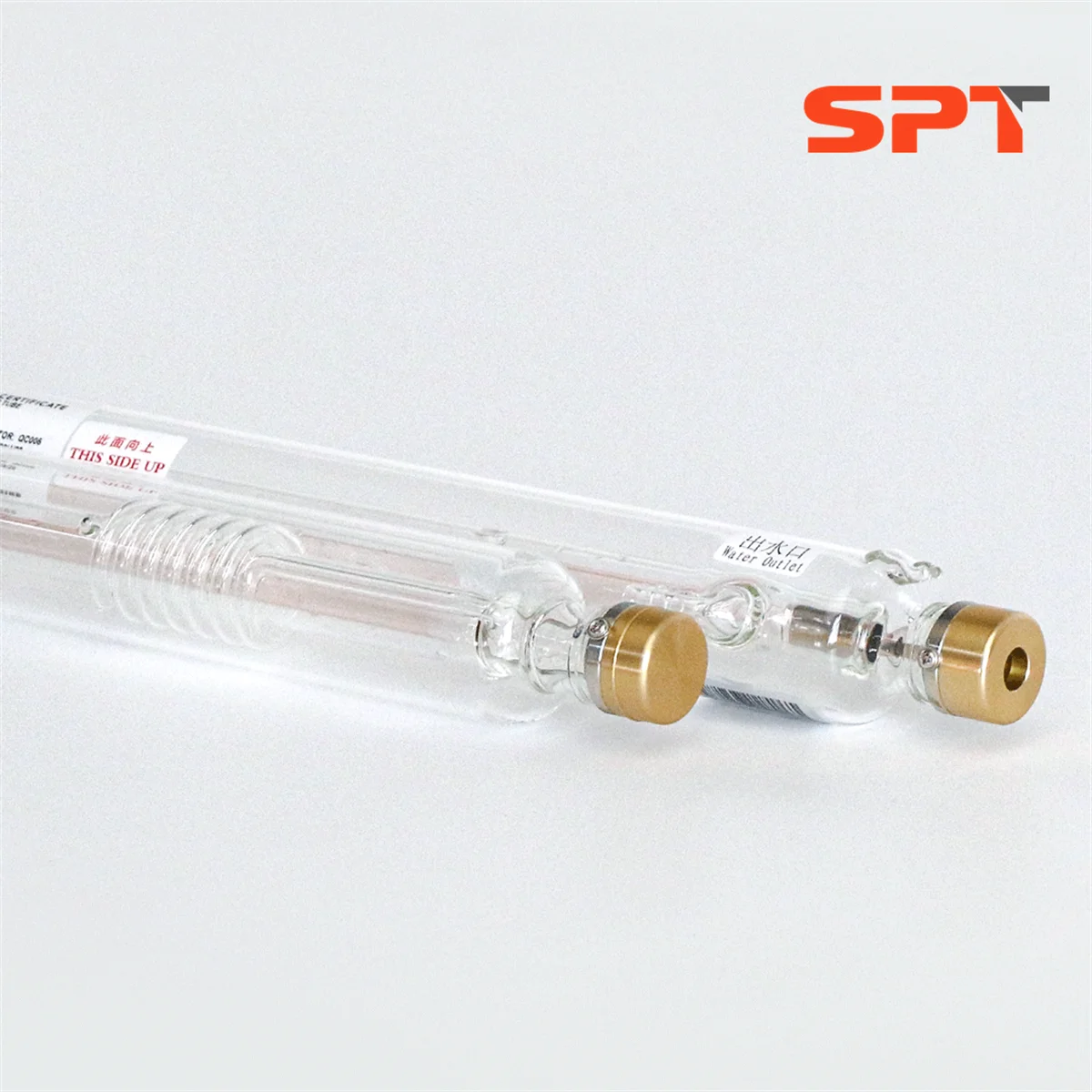 Горячая продажа SPT T50 CO2 Лазерная стеклянная трубка 50 Вт Длина 1000 мм для CO2 маркировочная машина