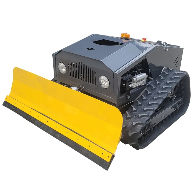 Self propelled remote control Robot Gas Lawn Mowers with the snow plow blade to Canada USA Europe