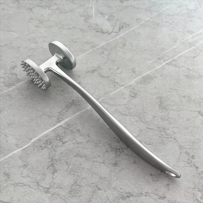 Factory Sales High Quality   Accept Custom Stainless Steel Colors Meat Tenderizer Hammer  Steak Tools
