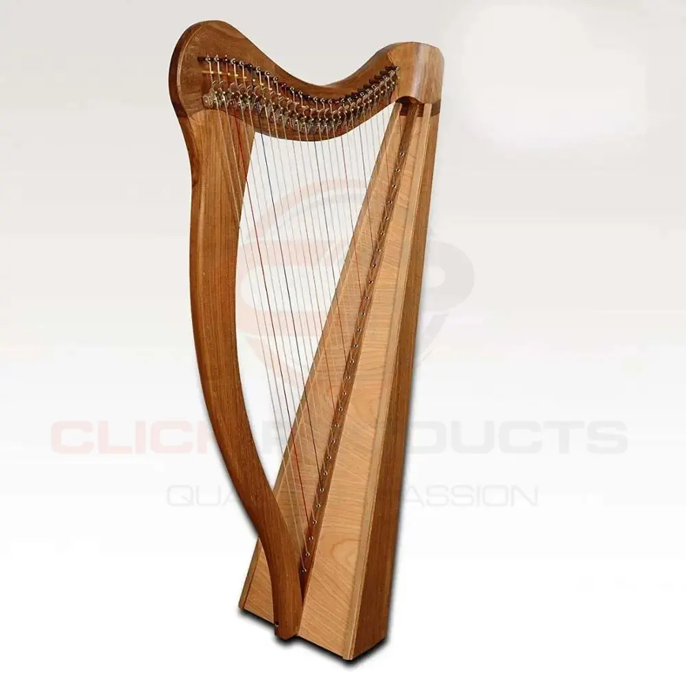 Classical Professional Wooden Irish Harp 27 Strings, An Excellent Choice for professional Harpist, Handmade Tunable Irish Harp