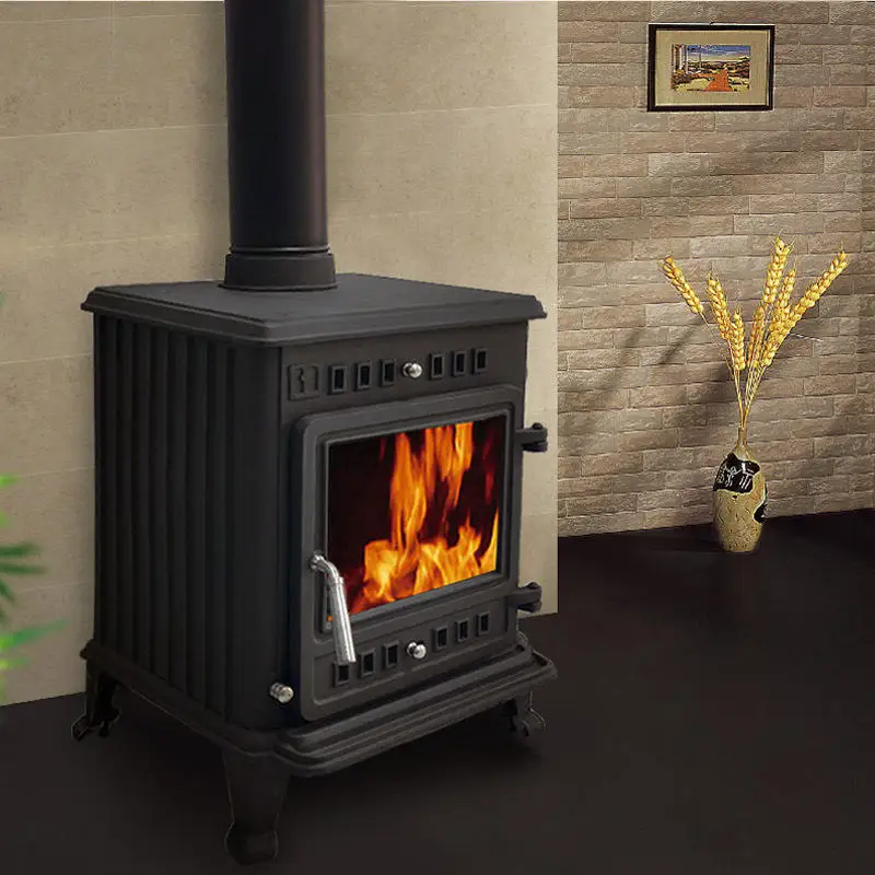 Indoor Decorative Real Fireplace Domestic Heating Modern European Cast Iron Tent Heating Fireplaces