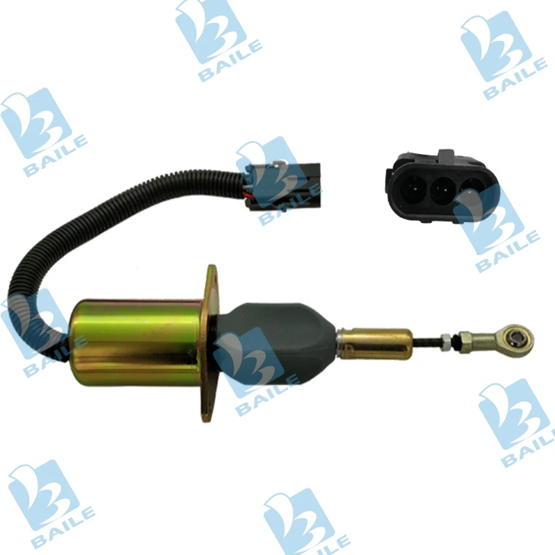 Replacement Diesel Engine Spare Parts 24V Fuel Shut Down Solenoid Valve 3287406 for Cummins Engine 6CT