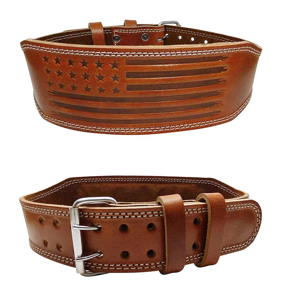 Pu Leather Weightlifting Belt Gym Fitness Powerlifting Back Support Power Training Weight Lifting Belt