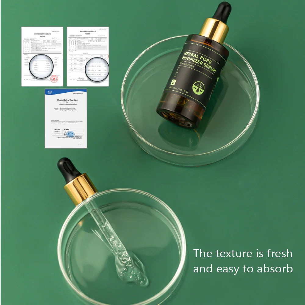 Stock Hot Sale Tea Tree Oil Face Serum Nose Pore Refining Tightening Skin Pores Minimizer Serum