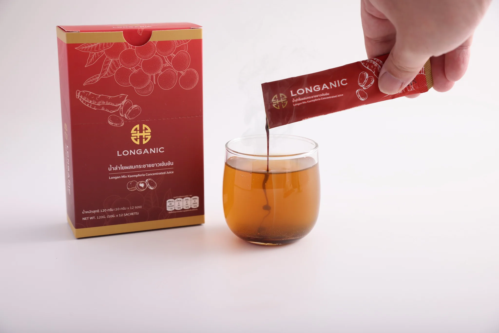 Премиум фруктовый сок: Longan Mix Kaempferia концентратный сок 100% органических здоровых напитков