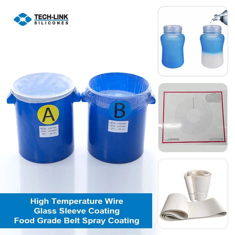 Manufacturer Silicone Resin Coating Raw Material Liquid Silicone Rubber Food Grade Lsr Silicon Rubber