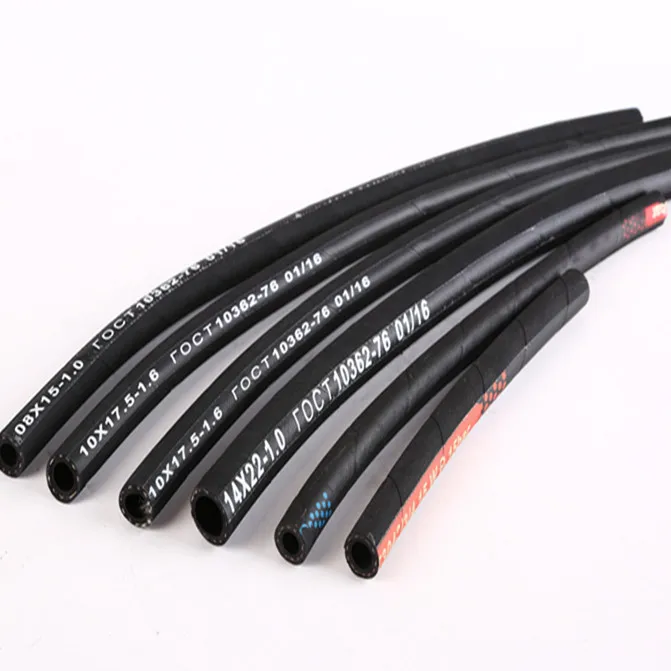 Single and twin line rubber welding hose high quality air water oil  resistant industrial rubber hose