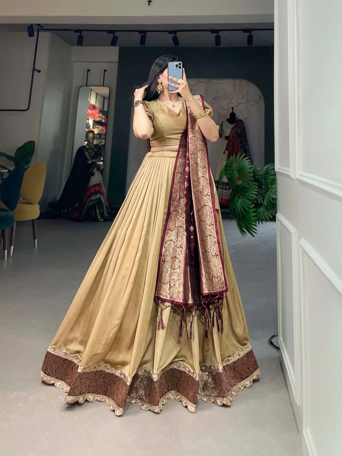 Designer Silk Lehenga with Zari Weaving blouse and designer fancy dupatta, Designer Lehenga Bridesmaids lehenga choli.