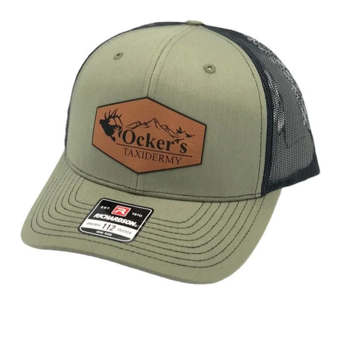 Wholesale Trucker Hat Custom Logo Hat Bulk Custom leather Patch Bulk Hats Leather Patch Design Logo Made in Vietnam