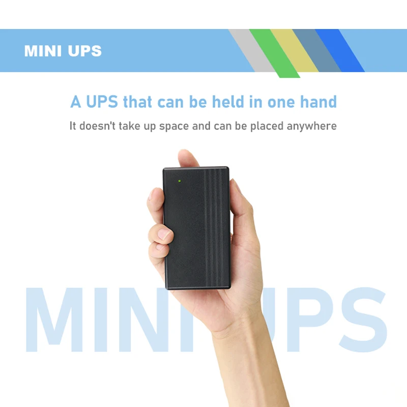 DC UPS маршрутизатор wifi Резервное копирование 1A 2A блок питания Power Bank 5V 9V 12V wgp мини ups для Wifi модем CCTV камера дома