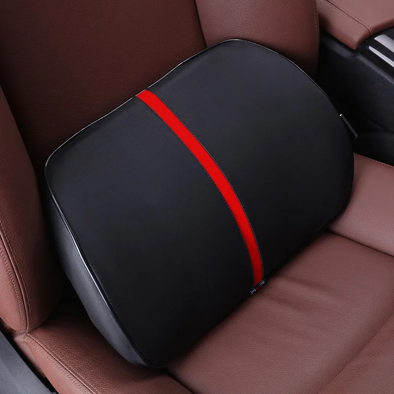 2022 искусственная кожа поясничные Автомобильная поясничная подушка из пены с эффектом памяти сиденье удобное кресло поддержка для автомобиля офис