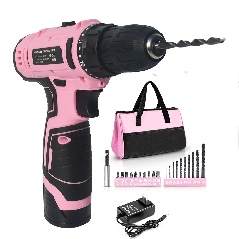 Professional Electric Drill Rig Electric Impact Wrench Cordless Power Tool Set 21v Power Tools mini craft hobby drill straight