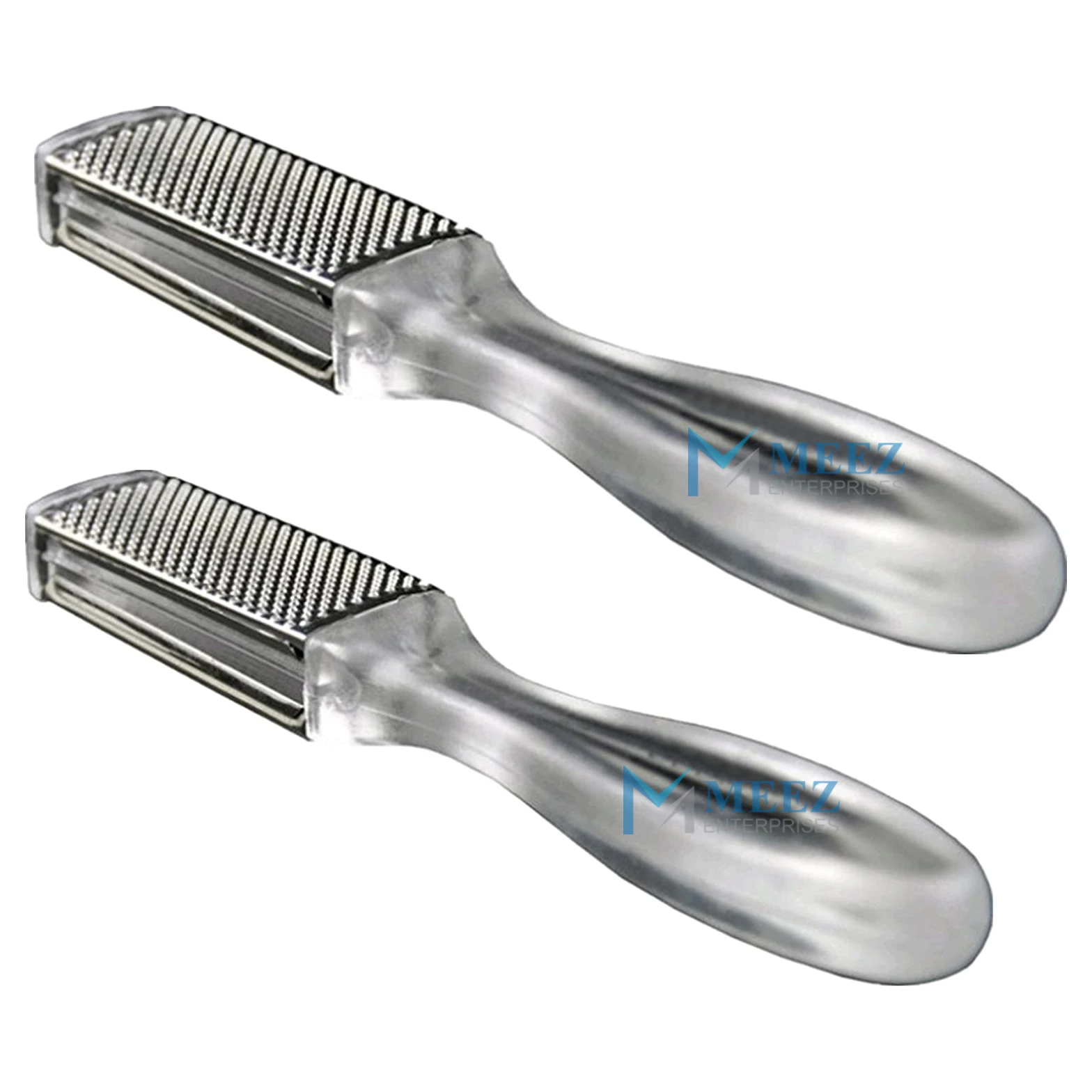 High Quality Pedicure Foot File Callus Rasp Scrubber Hard Dead Rough Skin Callus Remover Reducer 2 Sides Clear Handle