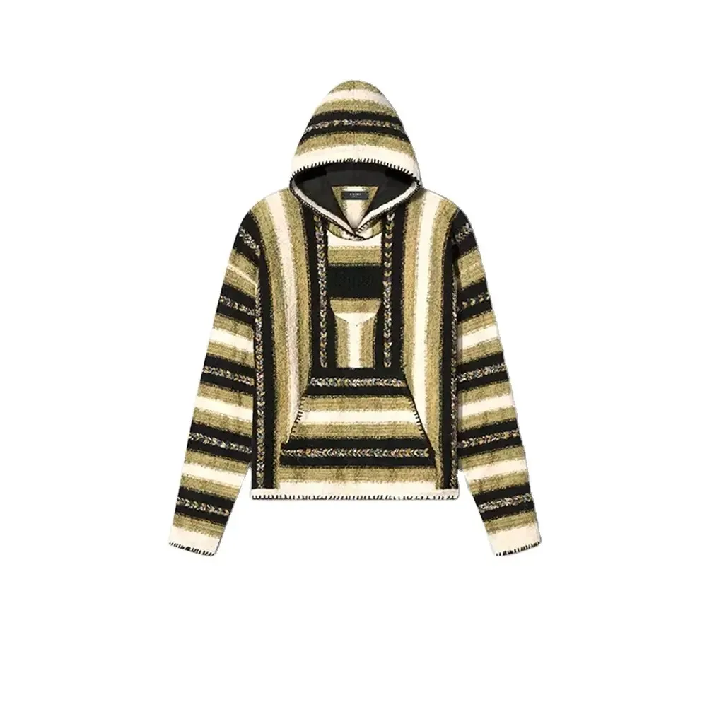 Custom Print Neon Jumpers Drop Shoulder Velvet Logo Split Fashion Baja Wholesale All Colors Luxury Quality Cut And Sew Hoodies