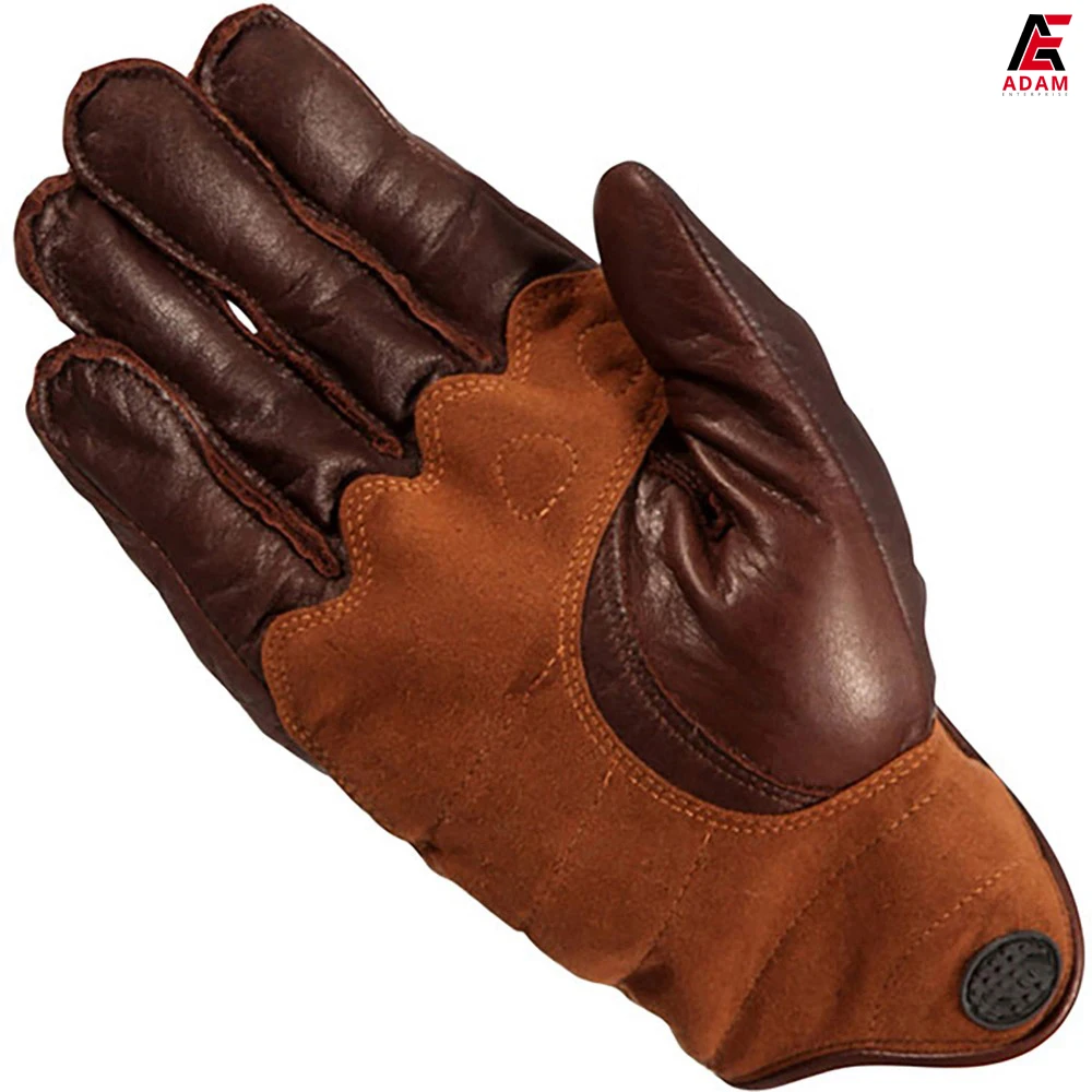 Real Goat Leather gloves with palm grip panel, memory foam knuckles and reinforced inserts affordable prices