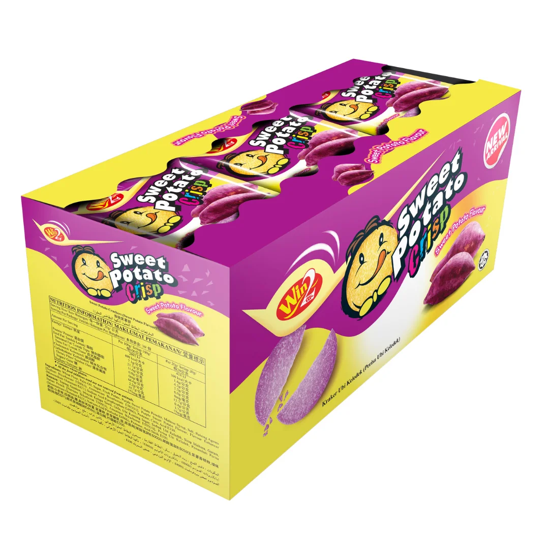 Win Win Brand Baked Potato Crisp Cracker Sweet Potato Flavour 600g Wholesale Potato Crisp Biscuits