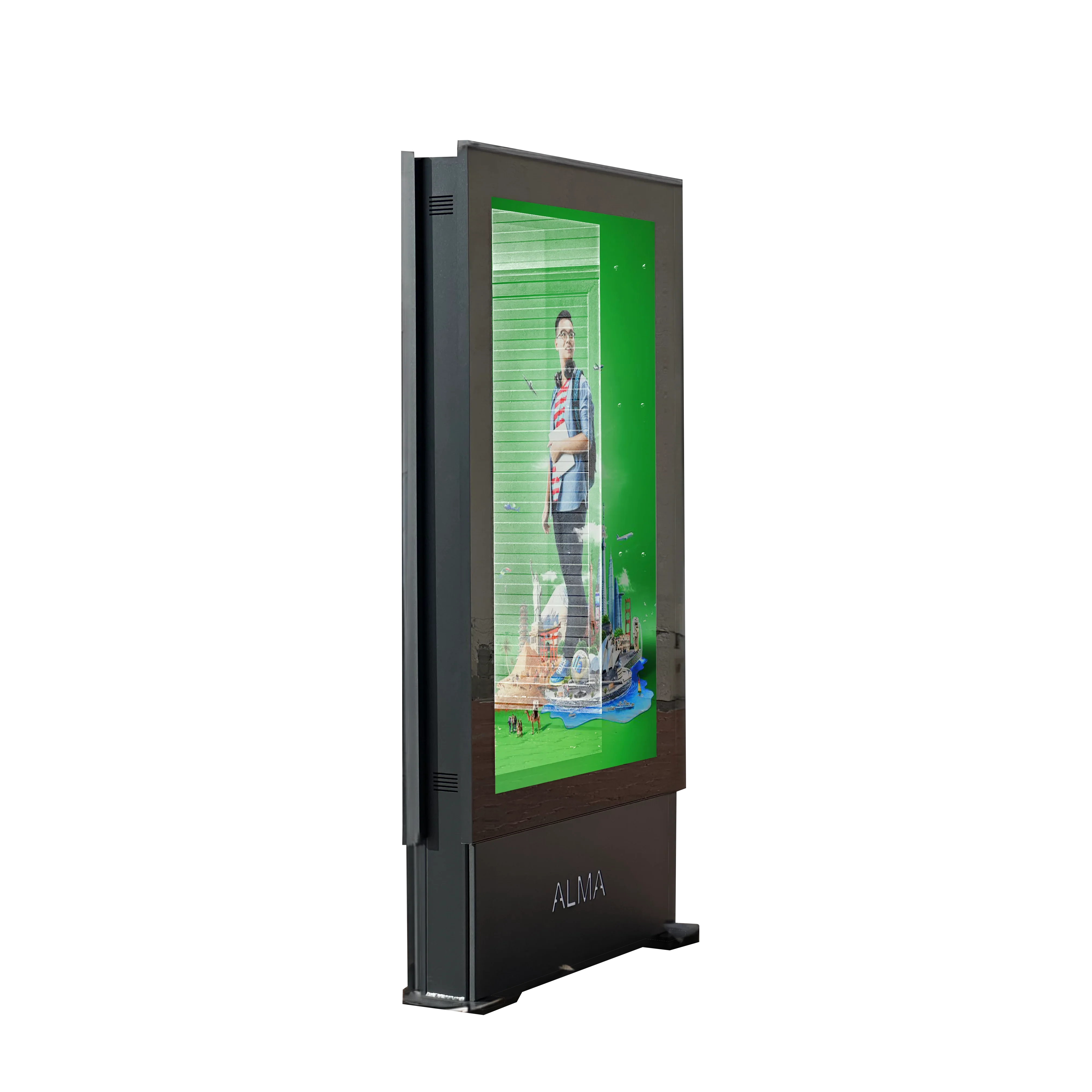 2023 Лучший современный Наружный Крытый рекламный лайтбокс или светодиодный ЖК-дисплей с высоким качеством CLP MUPI