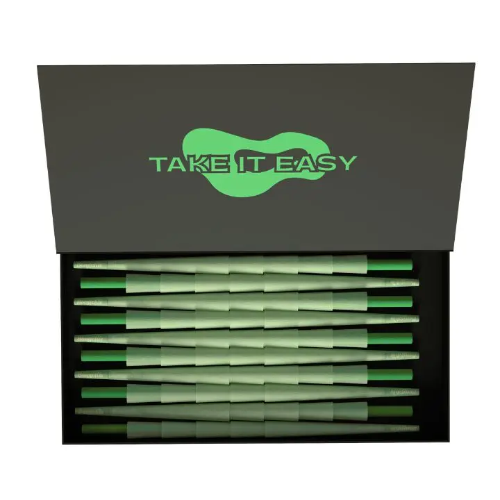 Best Premium Quality Bongchie pre roll cones green cigar (Pack of 50)