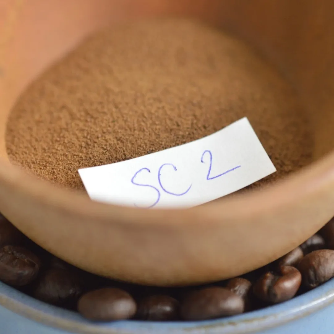 Medium Roast Premium Soluble Coffee 100% Extract Coffee Spray-dried Powder SC2 Light Body Light Bitter An Thai