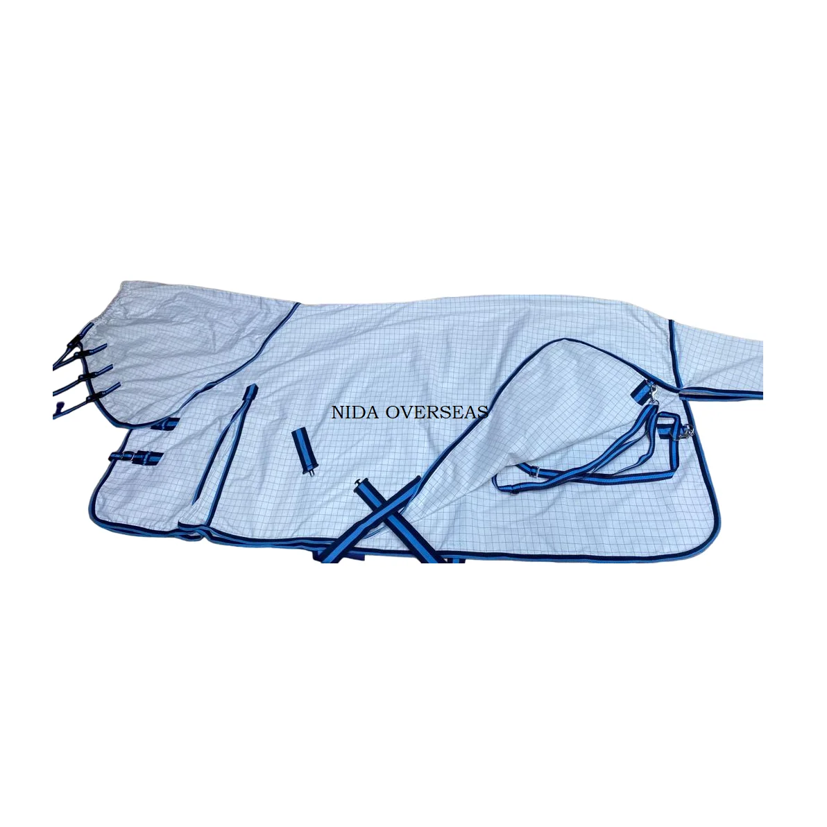 WHOLESALE MANUFACTURE EQUESTRIAN  HORSE  SUMMER  COTTON RUG COMBO WITH SCRUNCH NECK HORSE SUMMER COTTON RUGS AND HORSE FLY SHEET