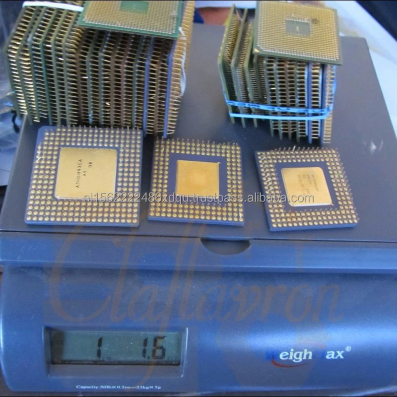 Ceramic CPU Scrap with gold pins/ / Processors scrap/Intel Pentium Pro Ceramic at wholesale price