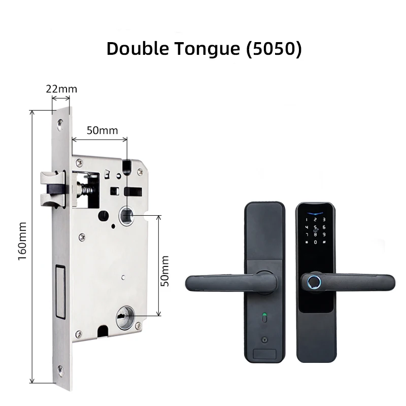 Factory Price Tuya Wifi App Biometric Fingerprint Password Door Lock Keyless Electronic Lock Digital Smart Locks For Home Hotel