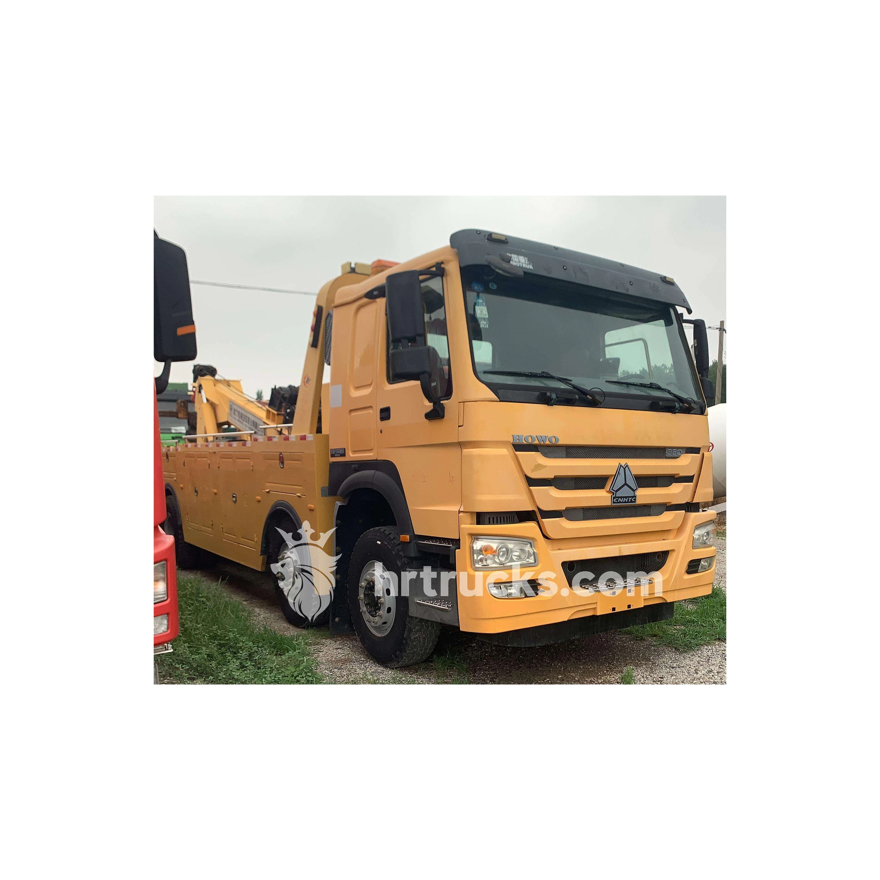 Reliable Wheel Lift Wrecker Trailer Truck Heavy Duty Build Rotating Boom For Superior Towing Capacity