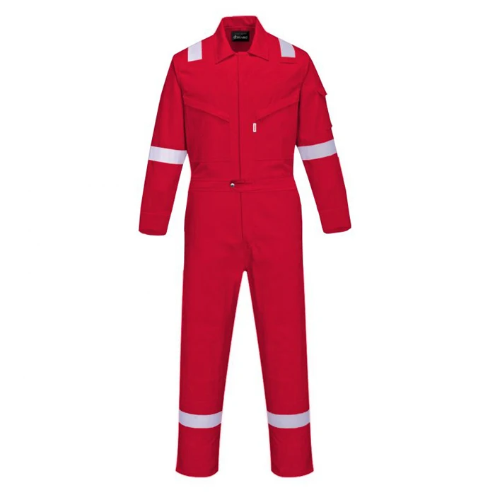 Safety Work Wear Factory Supply Uniform Overall Workwear Coverall Protective safety Suit 100% Cotton Safety Coverall suit