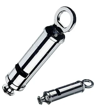 Stainless Steel Whistle Sports Whistles with Lanyard Referee Safety Whistles