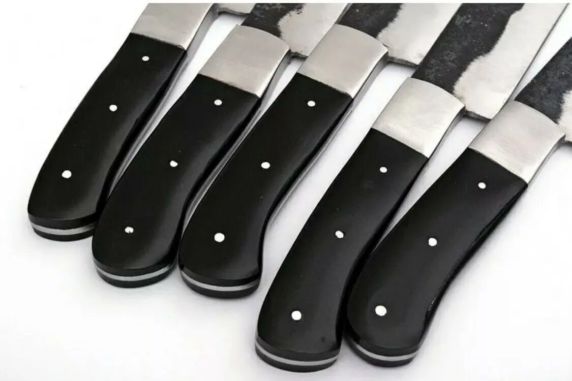 Quality Wholesale Custom Made High Carbon Steel Chef Knives Set Kitchen Knives Chef Knife with Leather Roll Case
