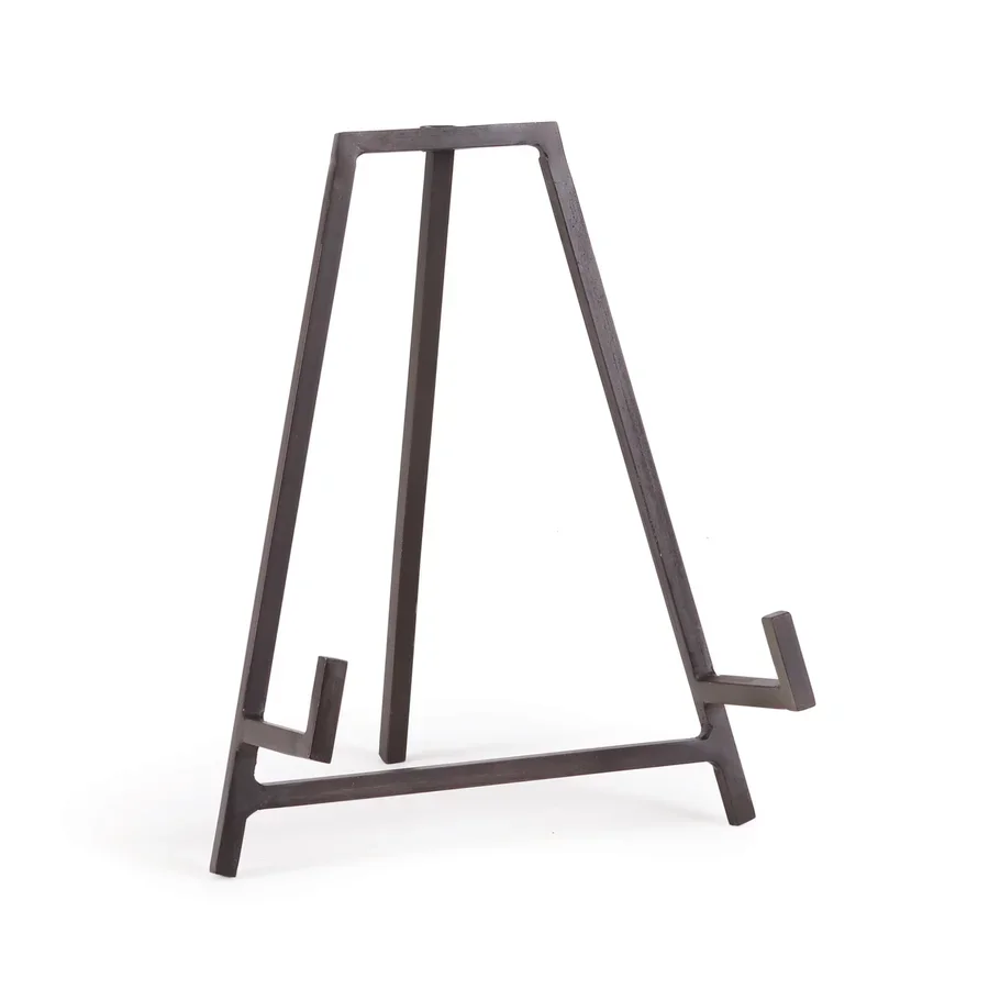 Wholesale Supplier SET OF 2 Metal Easel Painting Stand Free Standing Black Metal Sketch Stand Indoor & Outdoor Use for Painting