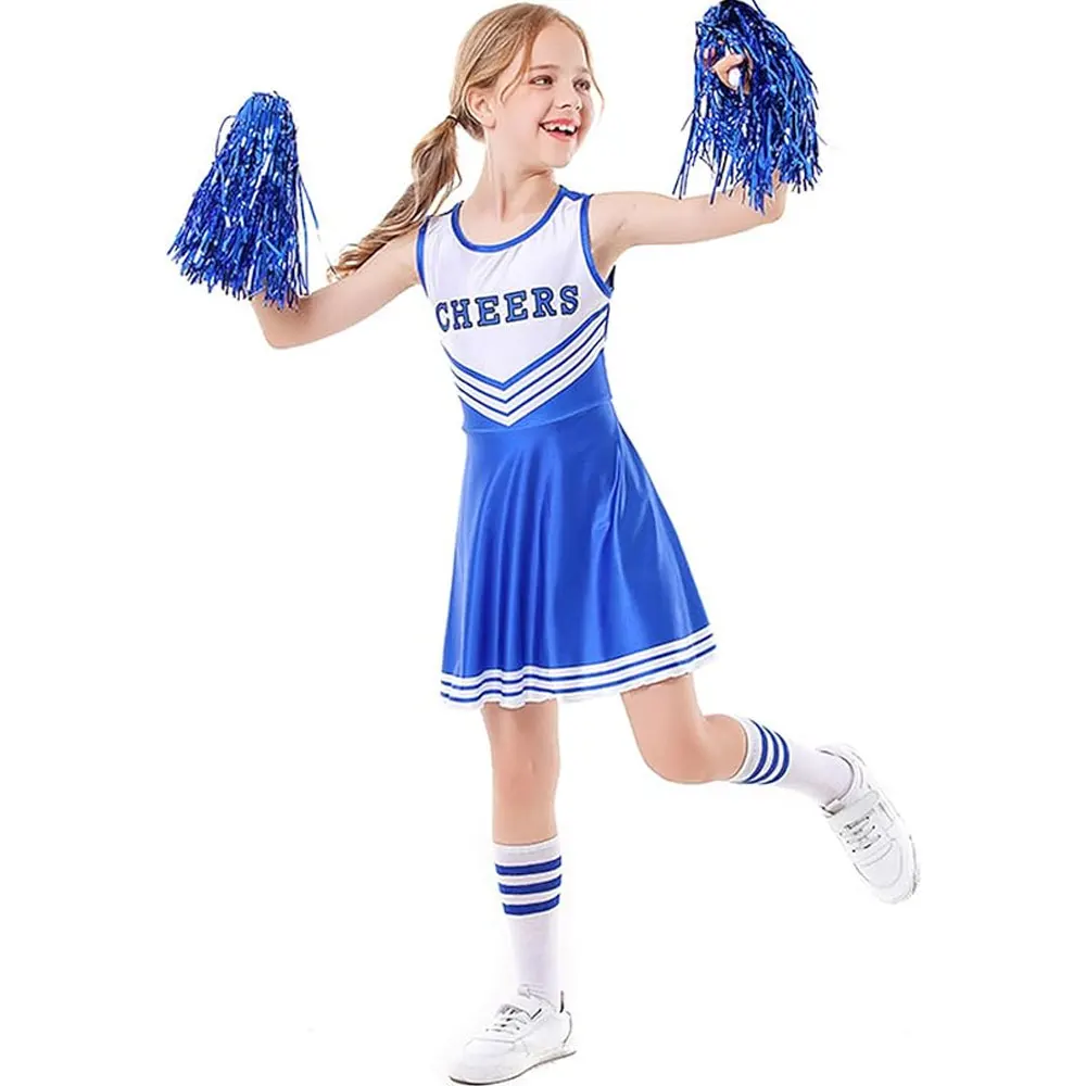 Customized Cheer Leading For Sale Online Made Sleeveless Cheer Leader Uniform Printing Cheerleader Costume Uniform