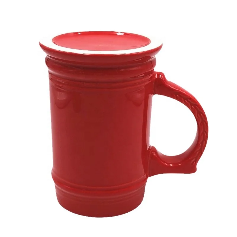 Dutch Large Capacity Tourist Oktoberfest American Ceramic Oil Drum Ceramic Big Beer Mug Promotional Logo Souvenir Gift Box