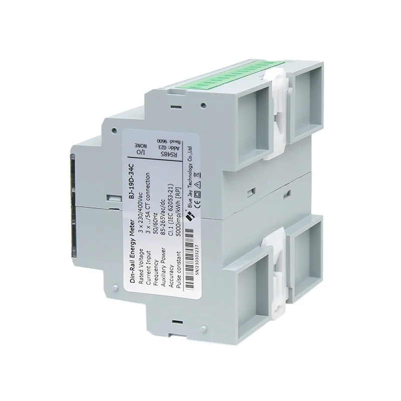 High Quality wifi energy meter electric Power Meter RS485 Modbus 100A Din rail Meter Kwh 3 Phase 4 wire energy meter