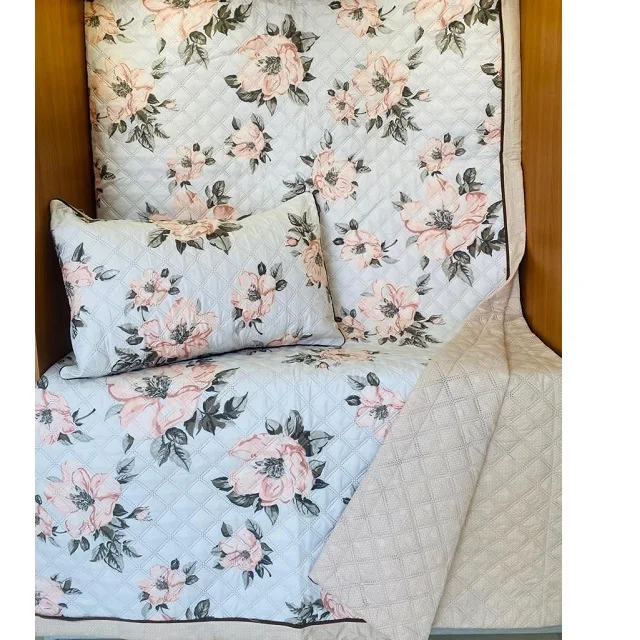 Commercial Super King Size Printed Luxury White Egyptian 100% Organic Cotton GOTS Certificate Double Bedding Set Duvet Cushion