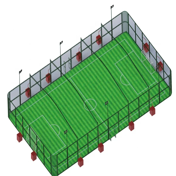 Professional Soccer and Basketball Cage Outdoor Playground