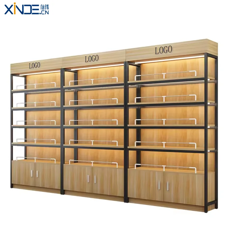 XINDE новый дизайн для супермаркетов оптовая продажа розничная стеллаж витрины