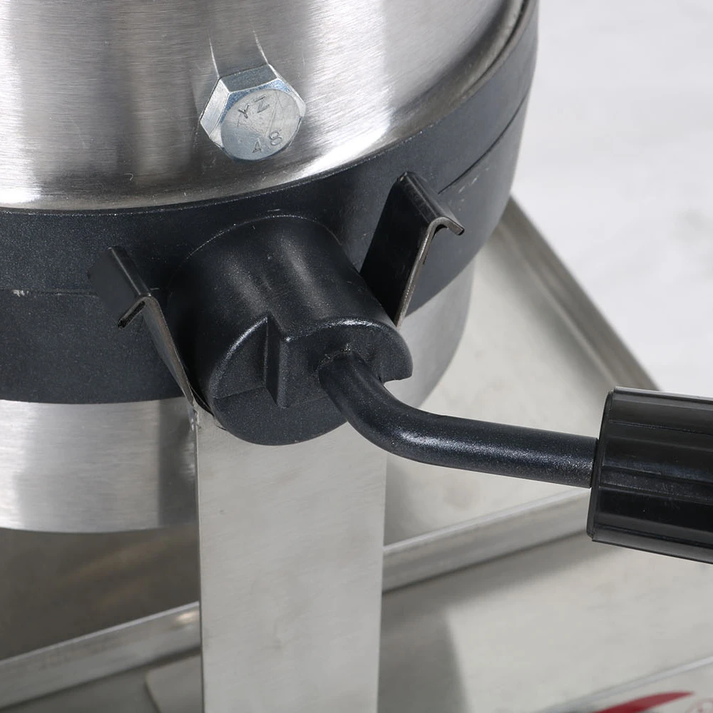 Commercial Electric Waffle Cone Maker Double Plate Stainless Steel Kitchen Equipment for Baking & Cooking for Hotel Use