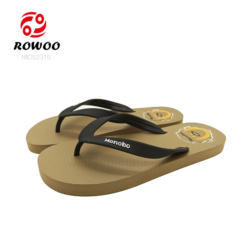 Custom made B2B PVC strap EVA summer beach flip flop slippers light weight cheap  indoor slipper shoes for men